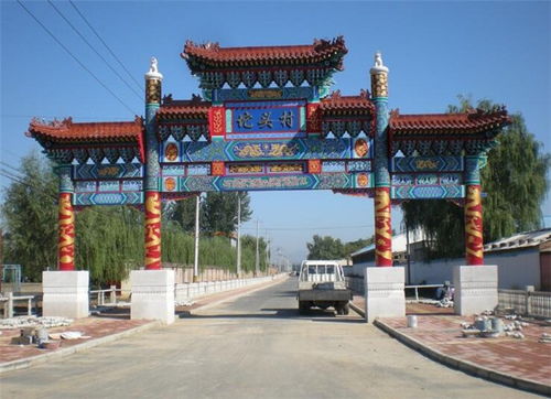 菏澤仿古牌樓 仿古牌樓公司 盛程園林 誠信商家